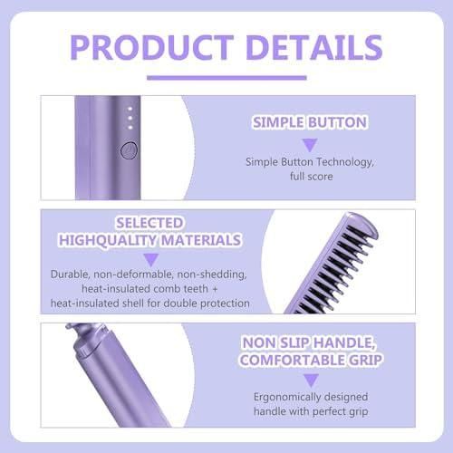 Rechargeable Comb Hair Straightener™